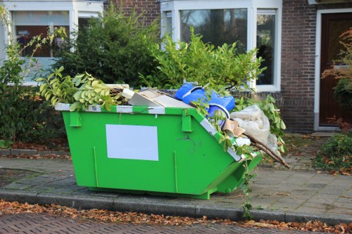 Waste disposal vehicles in Lambeth